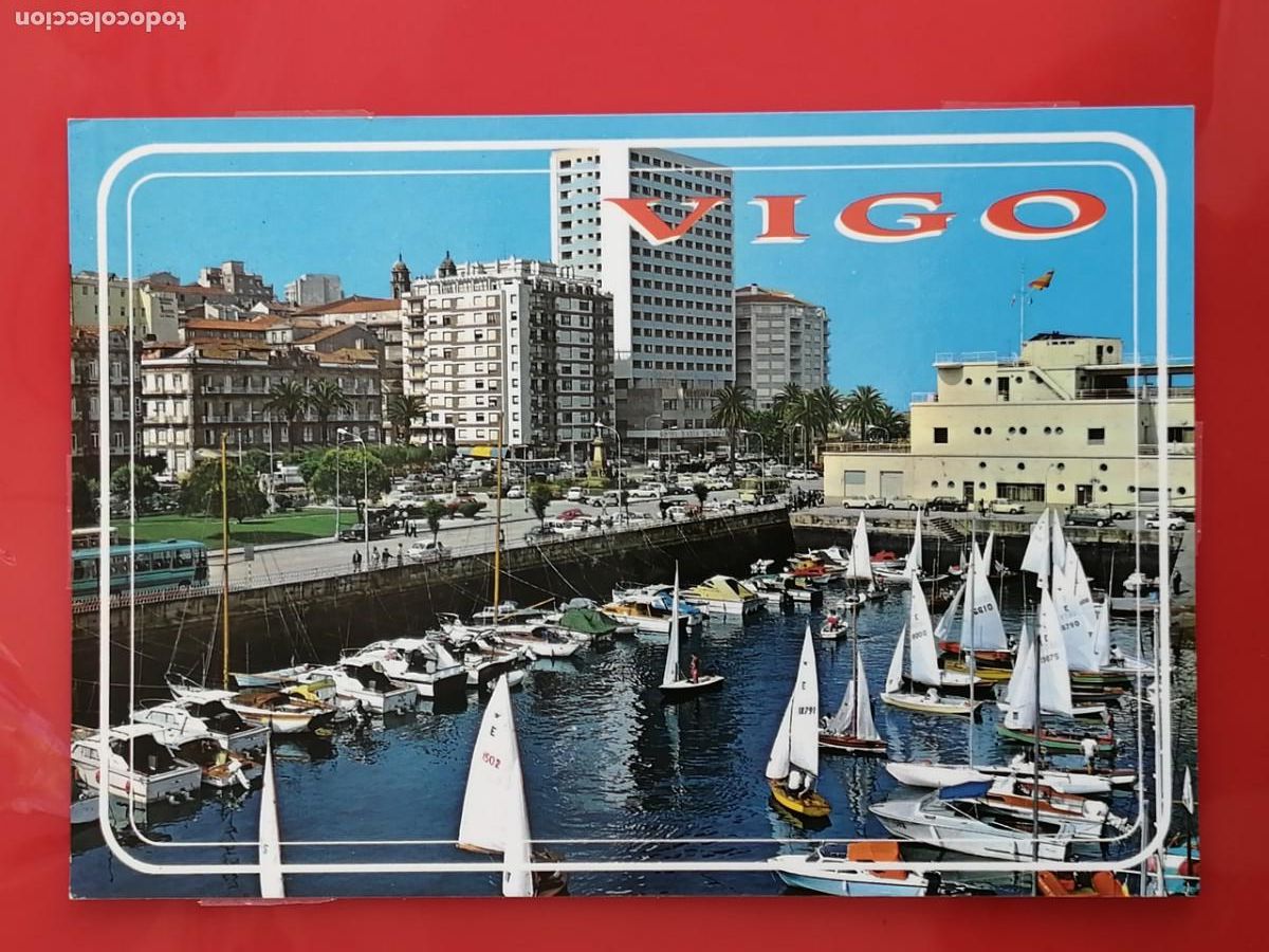 Postales: POSTAL 18752 SIN USO(TROZOS CELLO)-ARRIBAS 141 VIGO DARSENA REAL CLUB NAUTICO