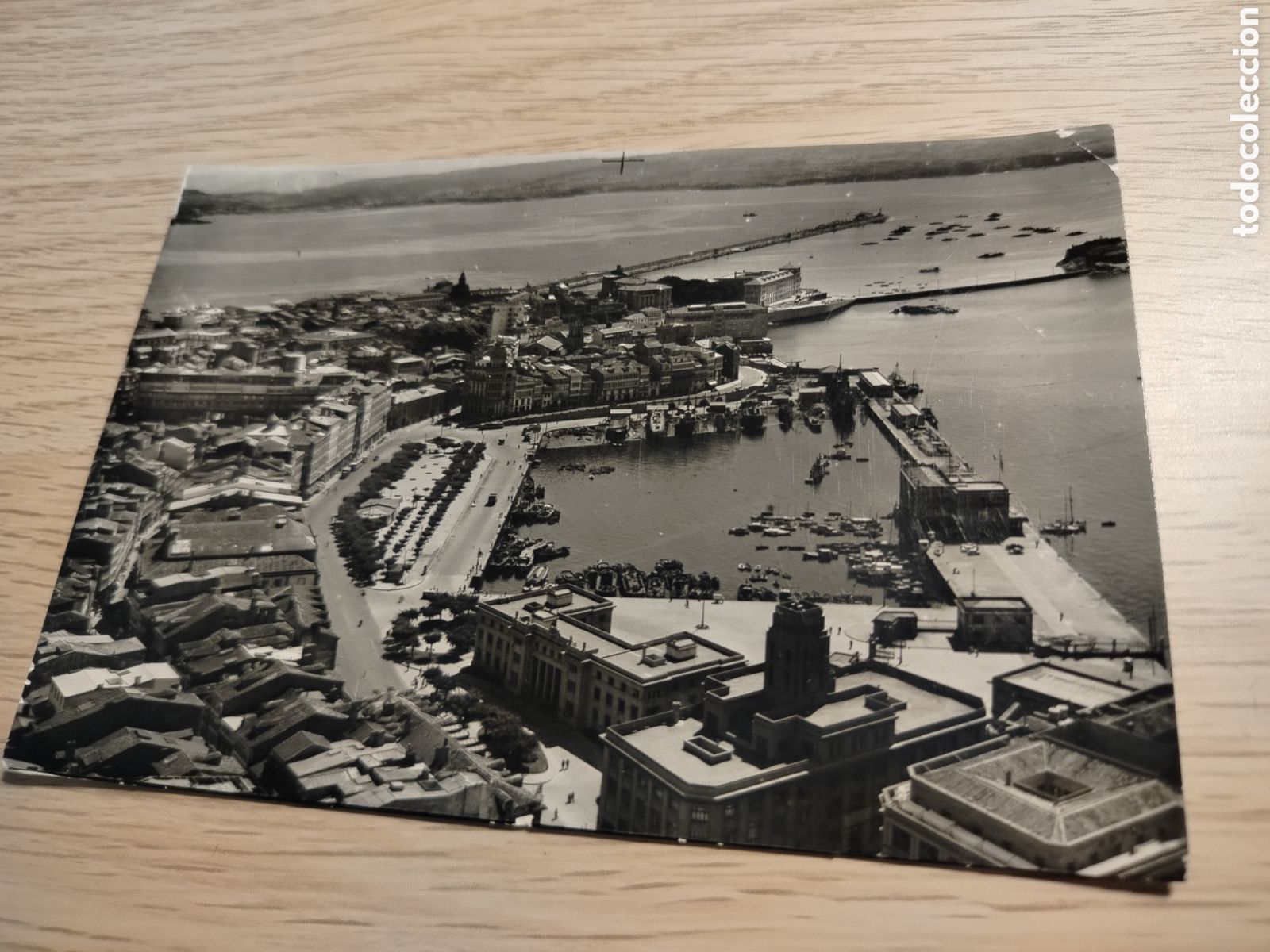 Postales: LA CORU&Ntilde;A 10. LA DARSENA CASTILLO - Foto 1