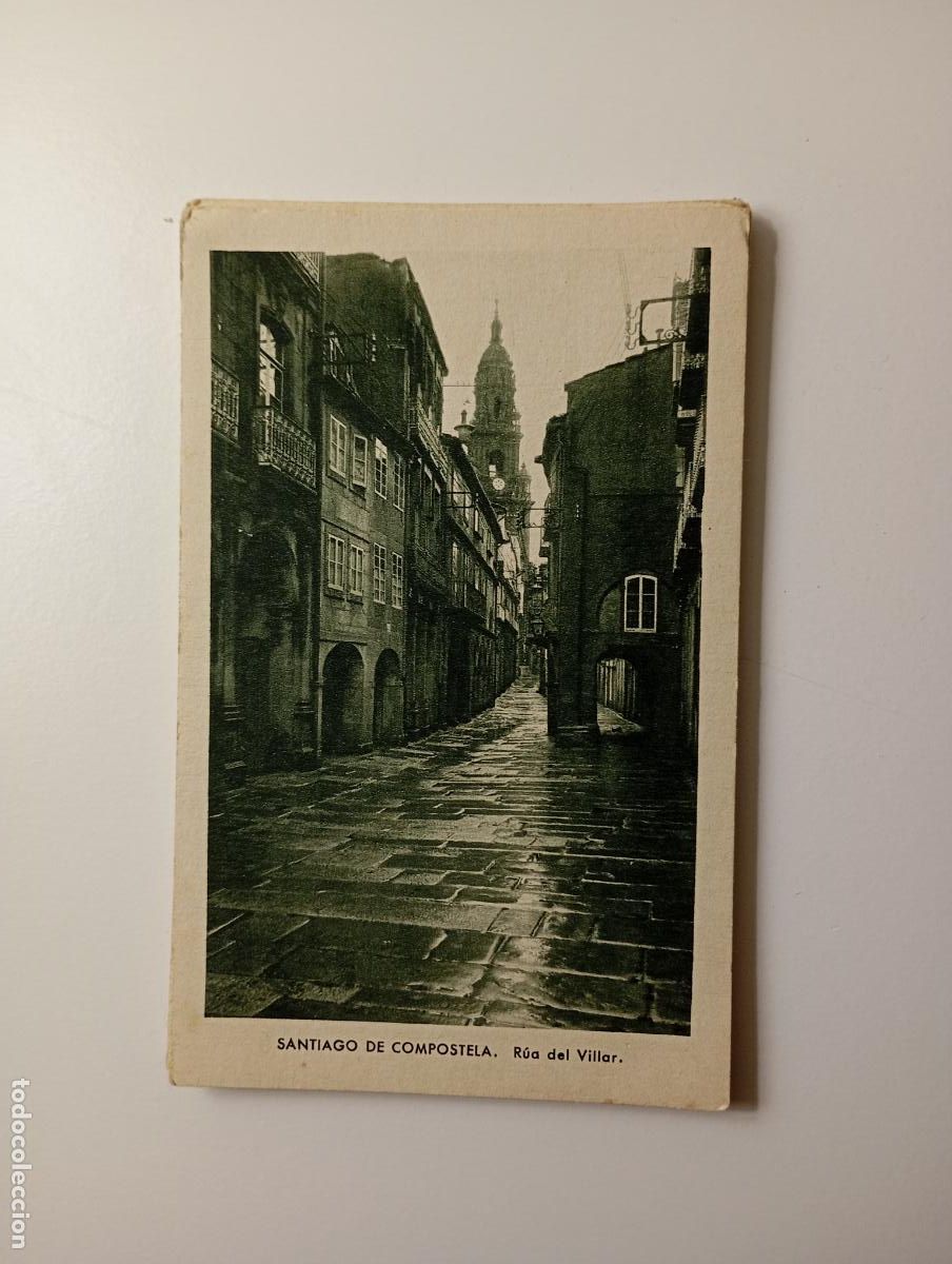 Postales: ANTIGUA POSTAL SANTIAGO DE COMPOSTELA. RUA DEL VILLAR. TDKP29D