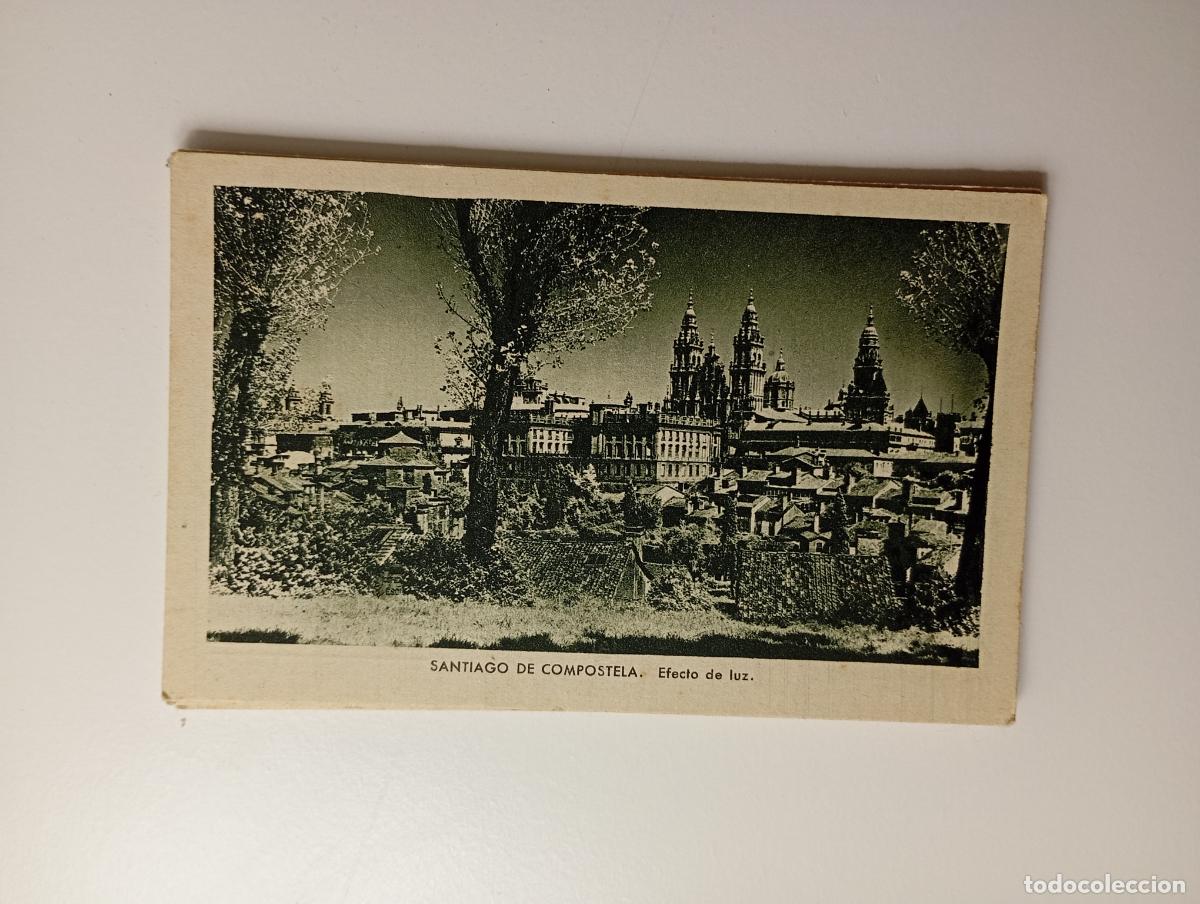 Postales: ANTIGUA POSTAL SANTIAGO DE COMPOSTELA. EFECTO DE LUZ. TDKP29D
