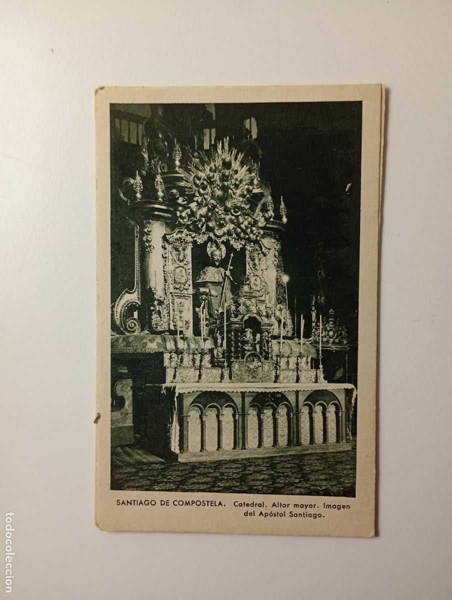 Postales: ANTIGUA POSTAL SANTIAGO DE COMPOSTELA. CATEDRAL. ALTAR MAYOR. TDKP29D
