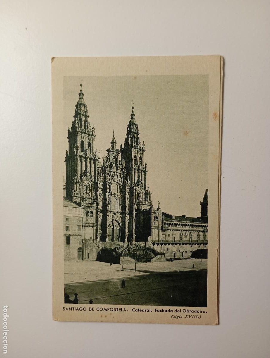 Postales: ANTIGUA POSTAL SANTIAGO DE COMPOSTELA. CATEDRAL. FACHADA. TDKP29D