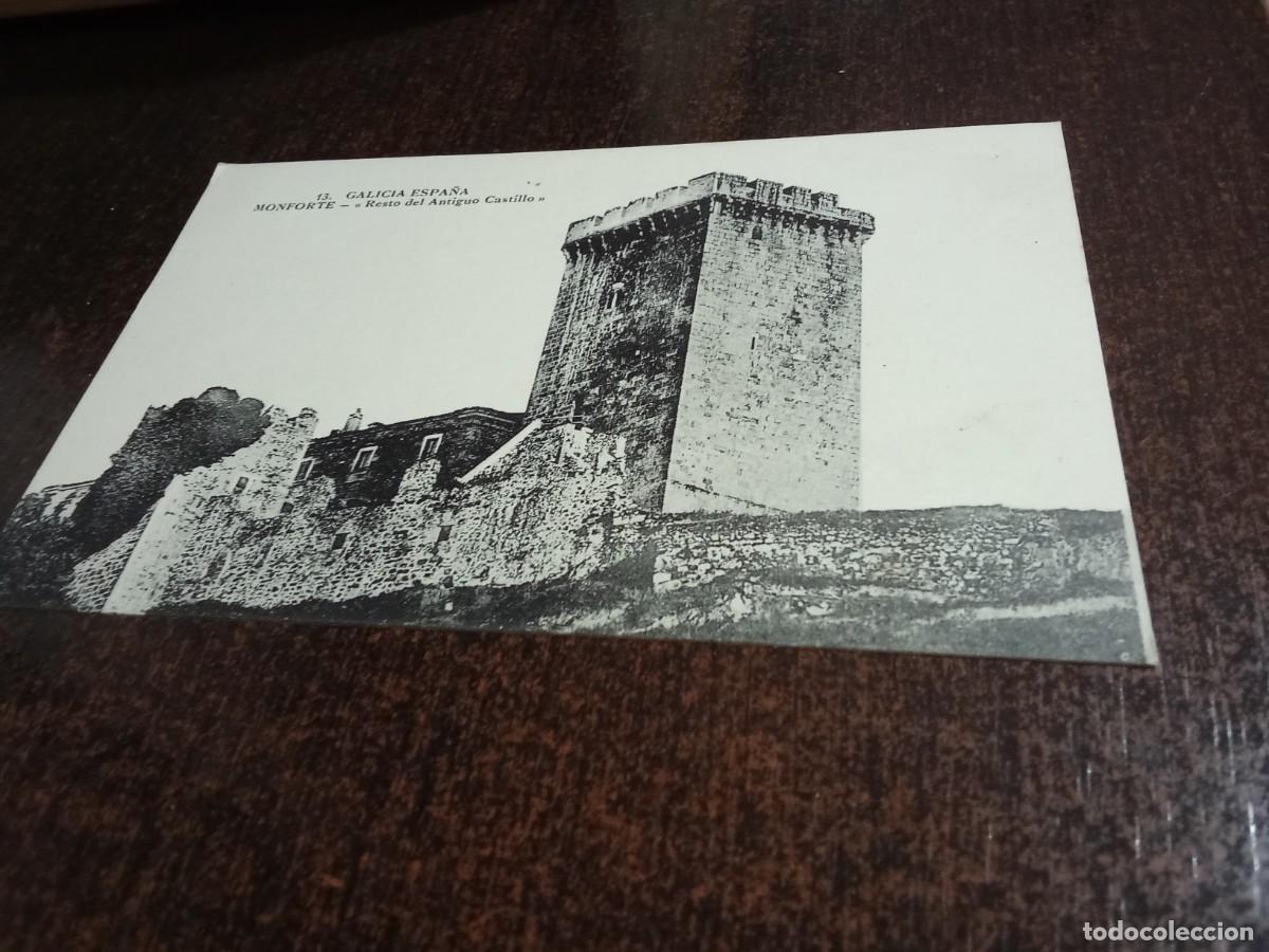 Postales: Galicia.Montforte.Resto del Antiguo Castillo.