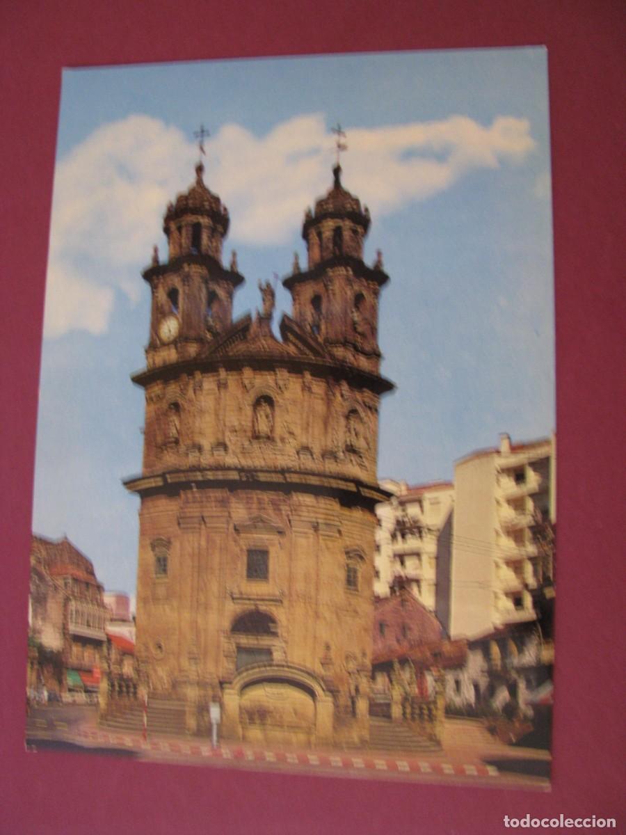 Postales: POSTAL DE PONTEVEDRA. IGLESIA DE LA DIVINA PEREGRINA. FACHADA. POSTALES FAMA. ESCRITA