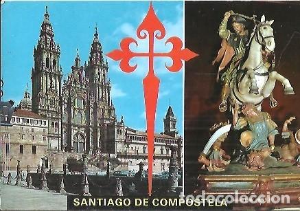 Postales: POSTAL A COLOR 65 SANTIAGO DE COMPOSTELA BELLEZAS DE LA CIUDAD GARCIA GARRABELLA