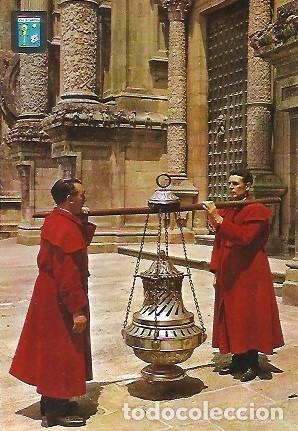 Postales: POSTAL A COLOR N&ordm; 42 SANTIAGO DE COMPOSTELA BOTAFUMEIRO DOMINGUEZ