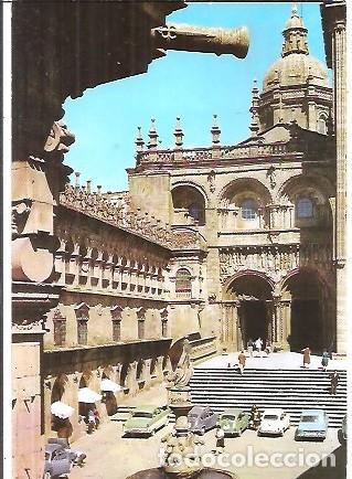 Postales: POSTAL A COLOR N&ordm; 54 SANTIAGO DE COMPOSTELA PLAZA DE PLATERIAS EDICIONES ALARDE 1965