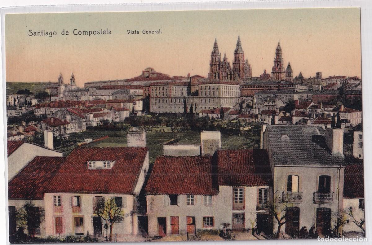 Postales: Santiago de Compostela. Vista general. Sin circular.