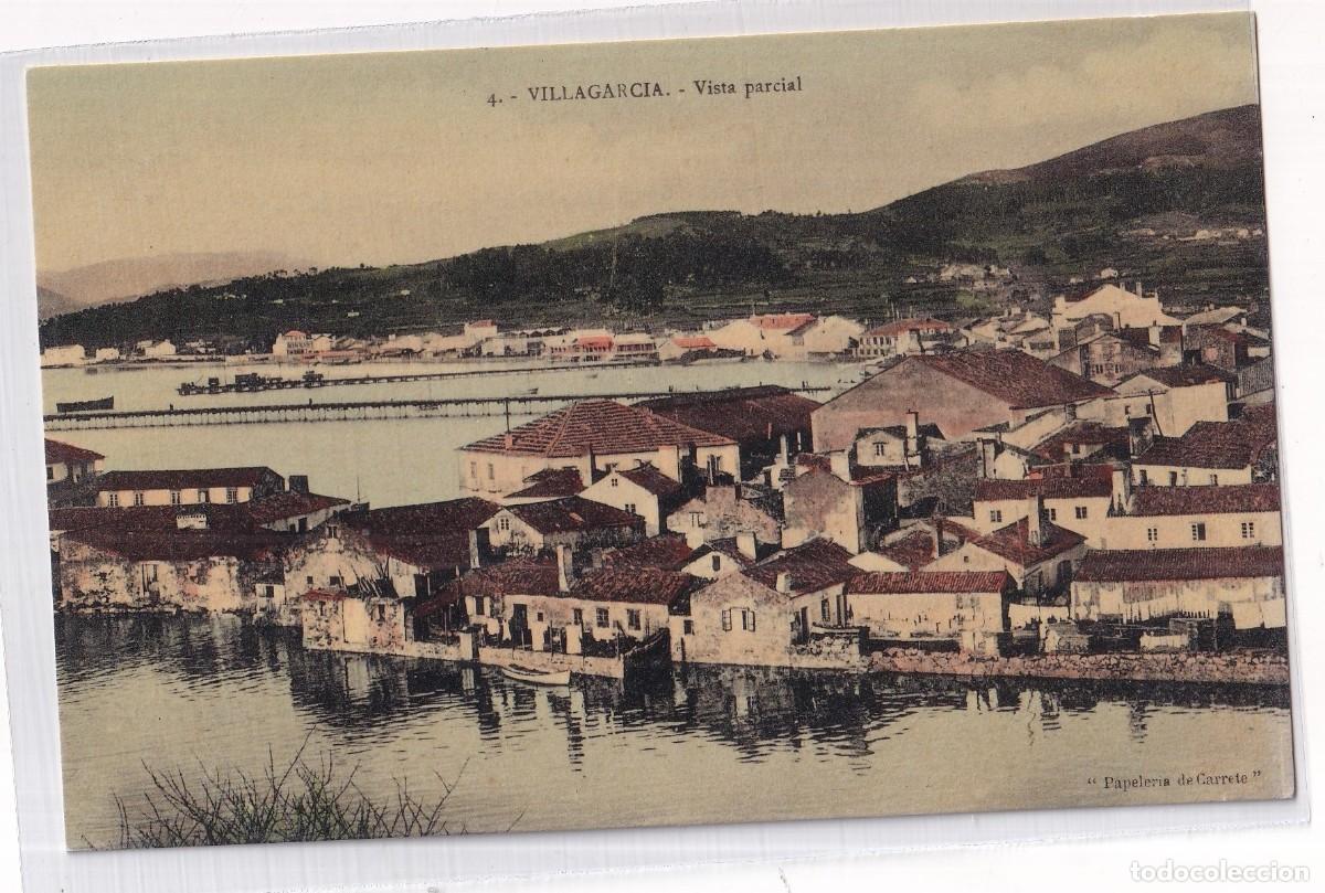 Postales: Villagarc&iacute;a 4 Vista parcial . Papeler&iacute;a de Carrete. Sin circular.