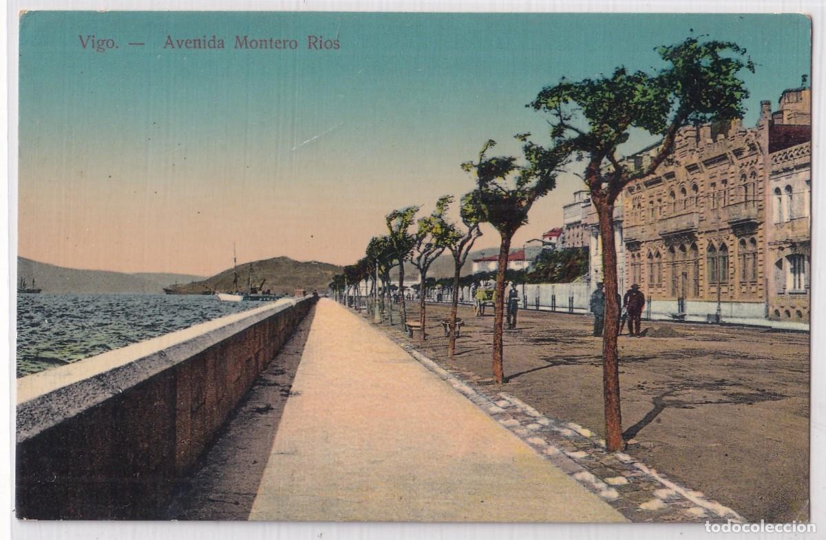 Postales: Vigo Avenida Montero Rios. Sin circular.
