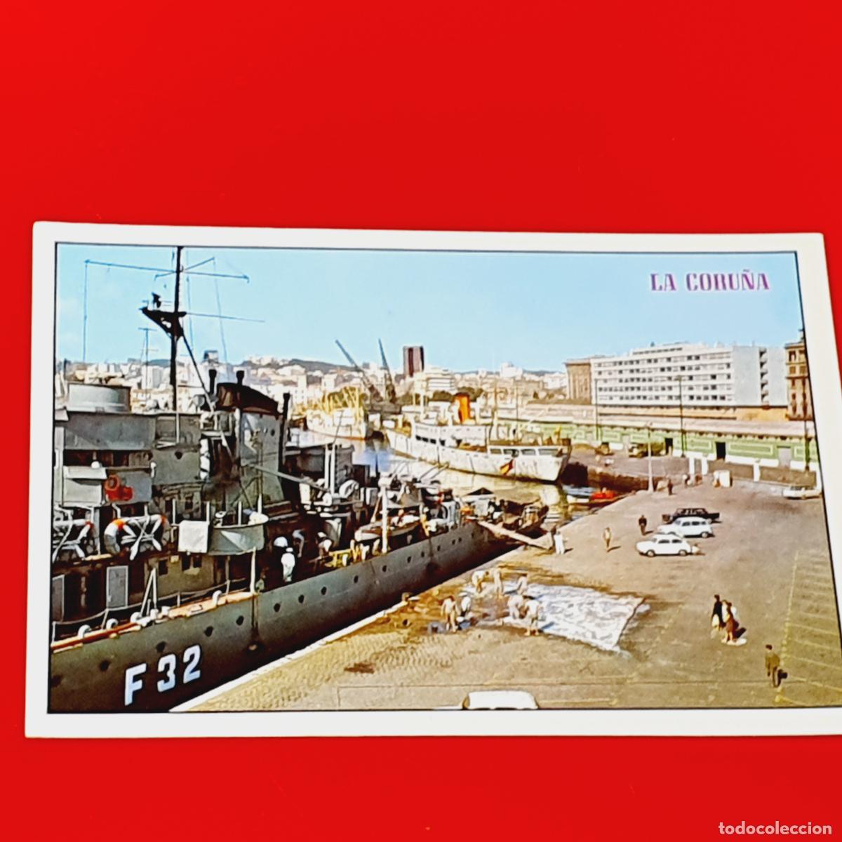 Postales: POSTAL-LA CORU&Ntilde;A-PUERTO-IMPOLUTA-1963-VER FOTOGRAF&Iacute;AS.-COLECCIONISTAS.