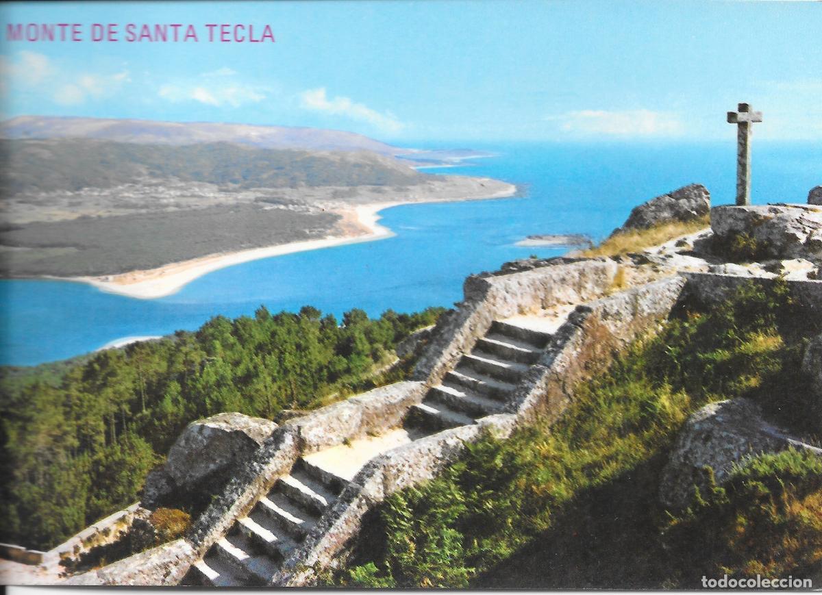 Postales: [POSTAL] Monte de Sta. Tecla. R&iacute;o Mi&ntilde;o. La Guardia (Pontevedra) (sin circular)