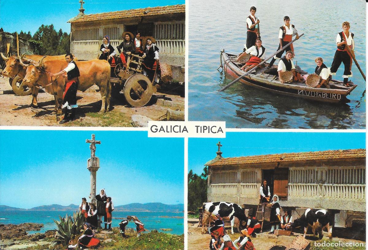 Postales: [POSTAL] Diversas vistas. Galicia t&iacute;pica (sin circular)