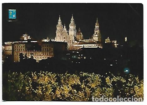 Postales: VISTA NOCTURNA DESDE EL MIRADOR DE LA HERRADURA.- SANTIAGO DE COMPOSTELA