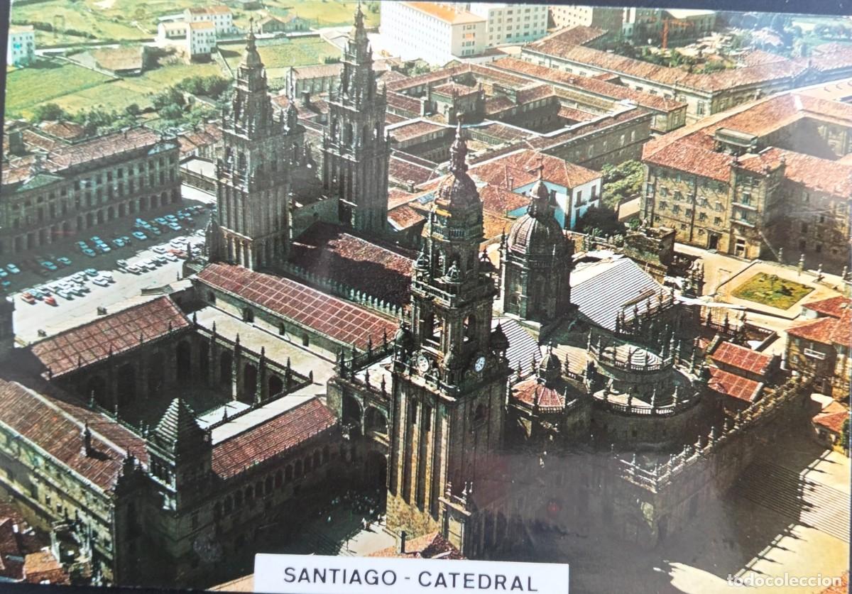 Postales: POME5 15141 SANTIAGO DE COMPOSTELA ( CORU&Ntilde;A ) A&Ntilde;O 1970 CATEDRAL
