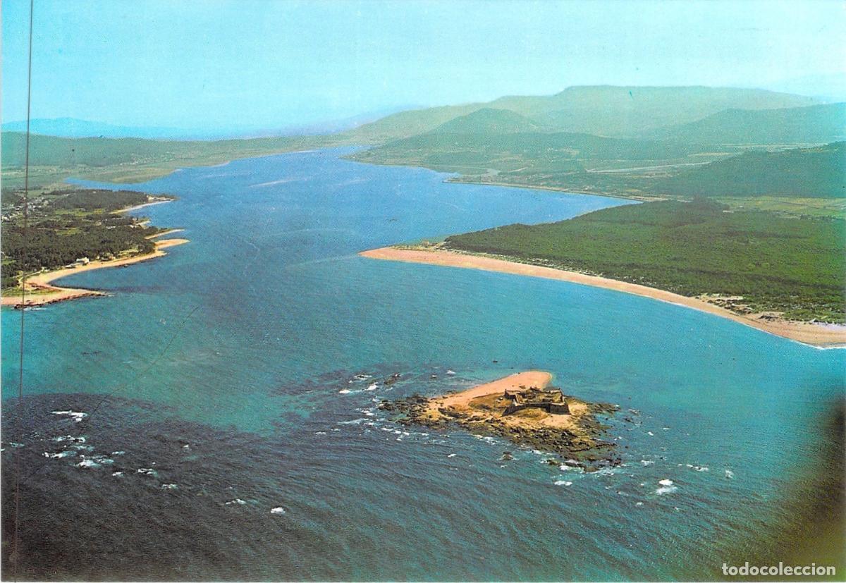 Postales: Postal de La Guardia, Galicia - Vista A&eacute;rea del R&iacute;o Mi&ntilde;o
