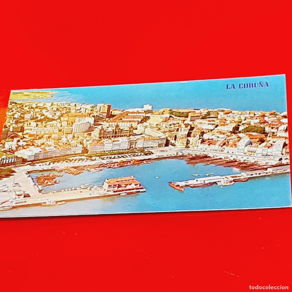 Postales: POSTAL-LA CORU&Ntilde;A-VISTA A&Eacute;REA-PUERTO-1963-EXCELENTE-S/C PERO ESCRITA CON NOMBRE-ED.ARIAS.