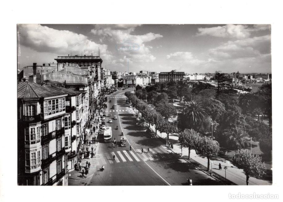 Postales: LA CORU&Ntilde;A.- AVENIDA DE LOS CANTONES.
