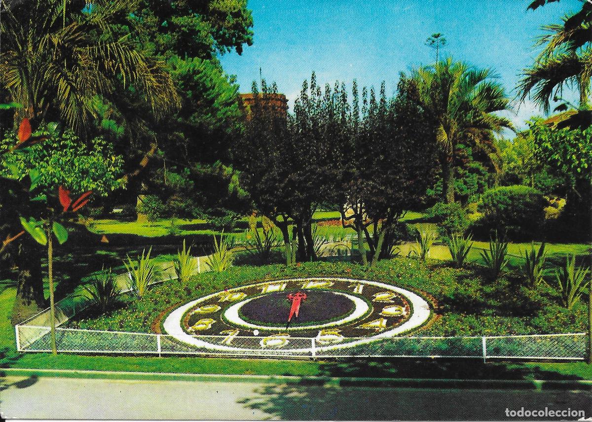 Postales: [POSTAL] Reloj floral. La Coru&ntilde;a (sin circular)