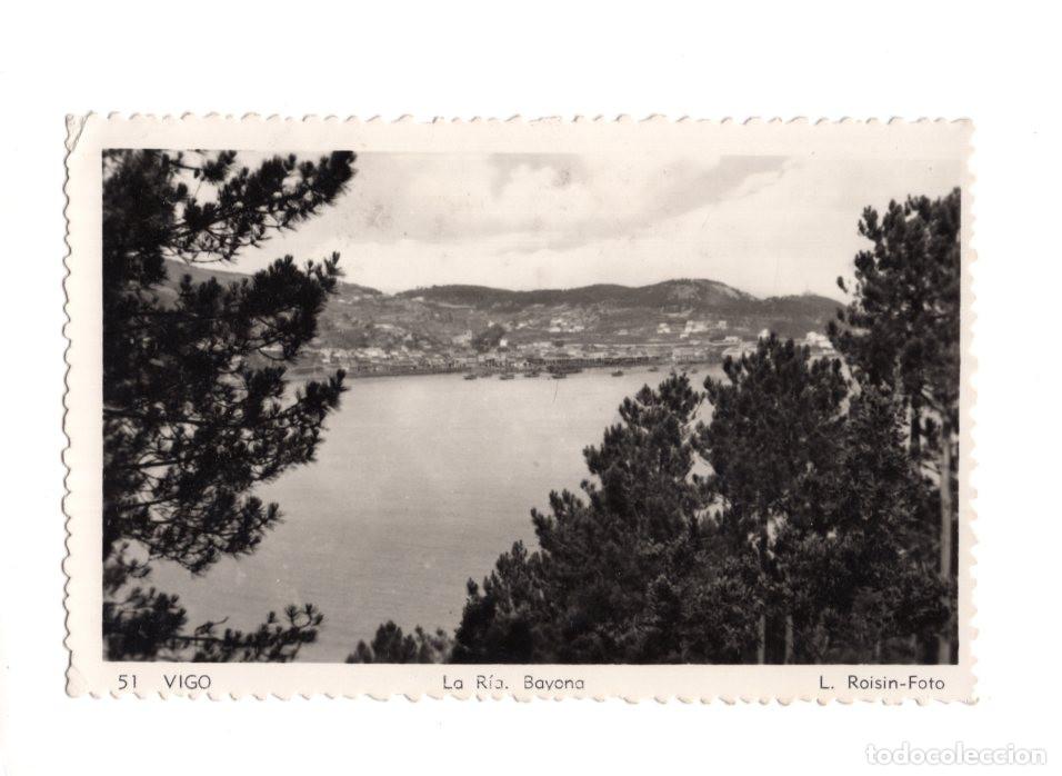 Postales: VIGO..- LA R&Iacute;A. BAYONA.