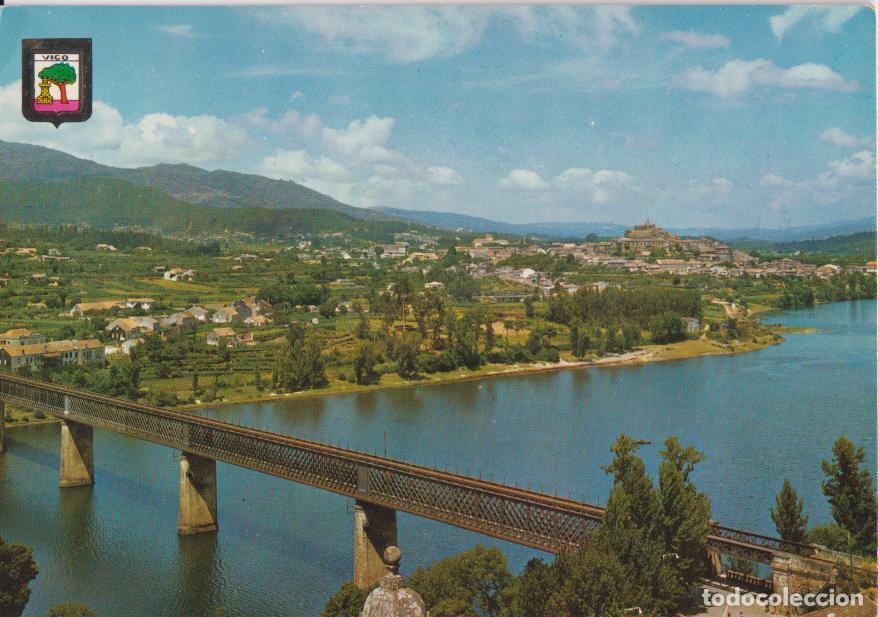 Postales: TUY (PONTEVEDRA) PUENTE INTERNACIONAL - ESCUDO DE ORO N&ordm;34 - S/C