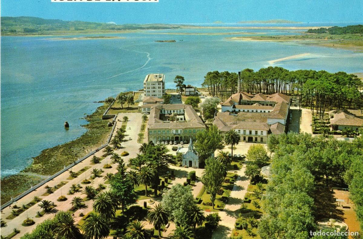 Postales: :::: PH340 - POSTAL - ISLA DE LA TOJA - VISTA PARCIAL AEREA