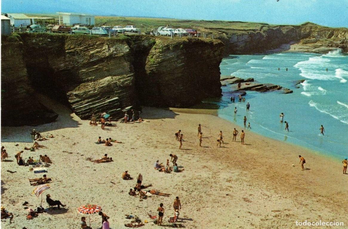 Postales: :::: PH609 - POSTAL - RIBADEO - PLAYA DE LOS CASTROS