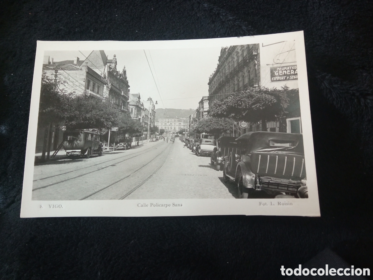 Postales: Antigua postal fotogr&aacute;fica de Vigo, Calle Policarpo Sanz