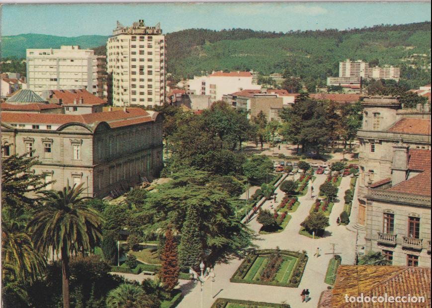 Postales: PONTEVEDRA, JARDINES DE COL&Oacute;N - EDICIONES ALARDE N&ordm;12(B) - CIRCULADA
