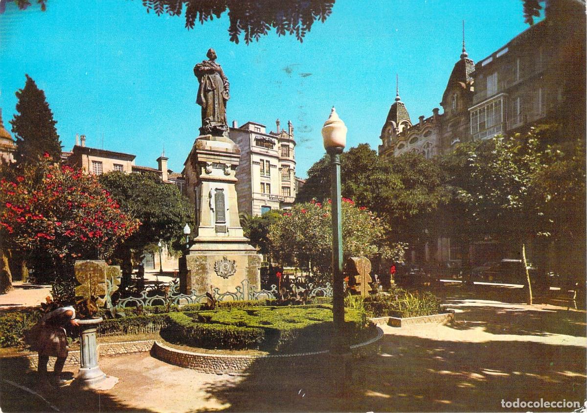 Postales: Postal de los Jardines de Concepci&oacute;n Arenal en Orense