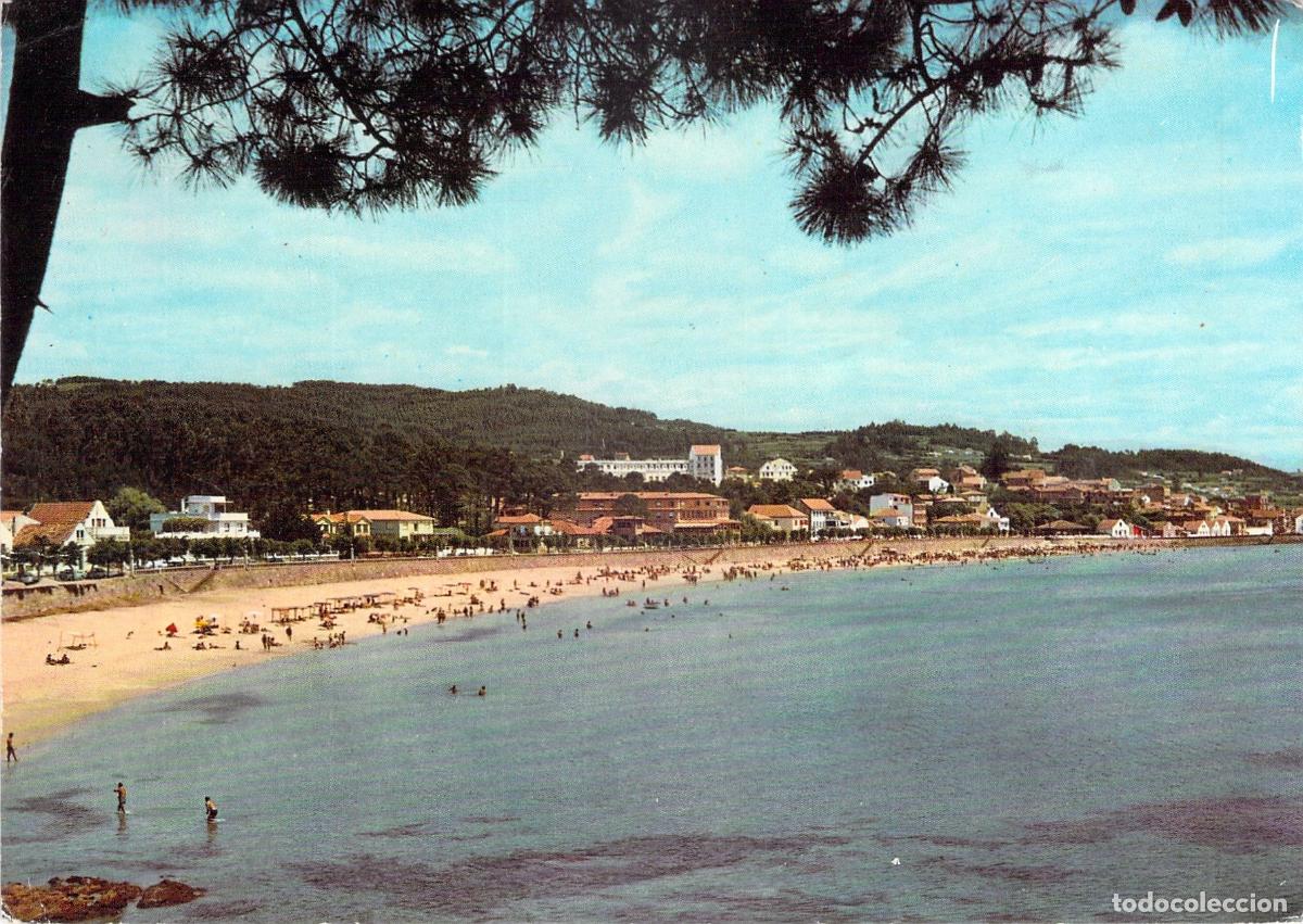 Postales: Postal de Sanjenjo, Pontevedra: Vista Parcial y Playa
