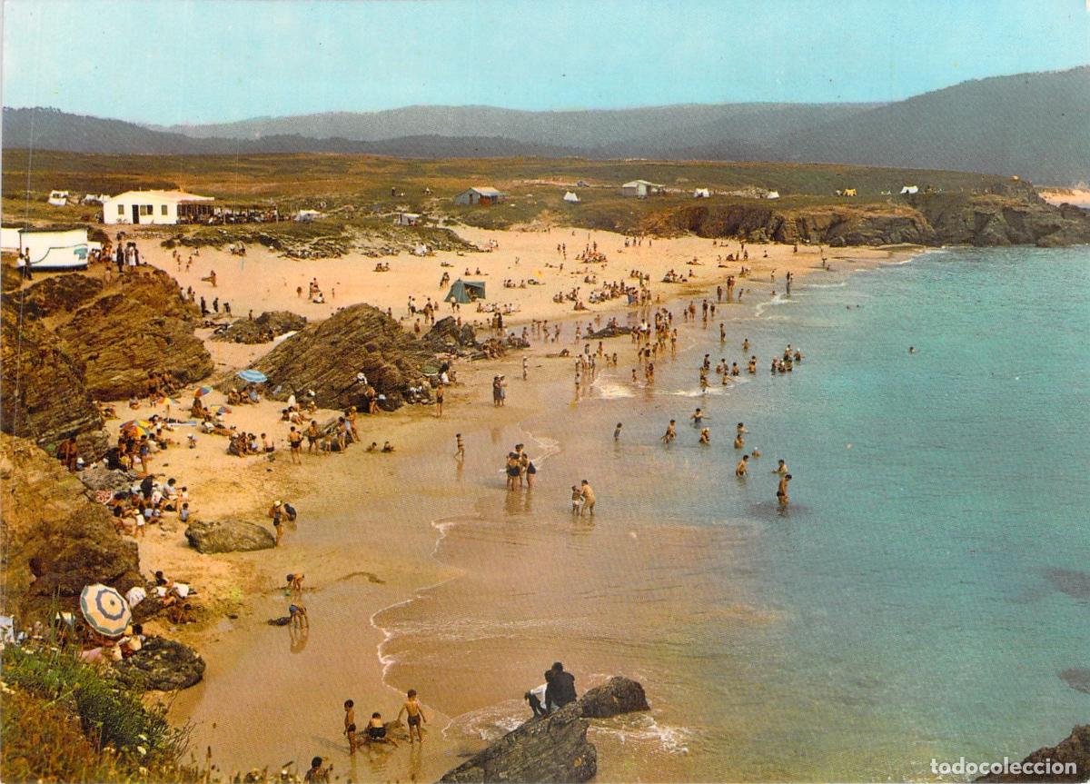 Postales: Postal de la Playa de Cobas en El Ferrol del Caudillo, Galicia