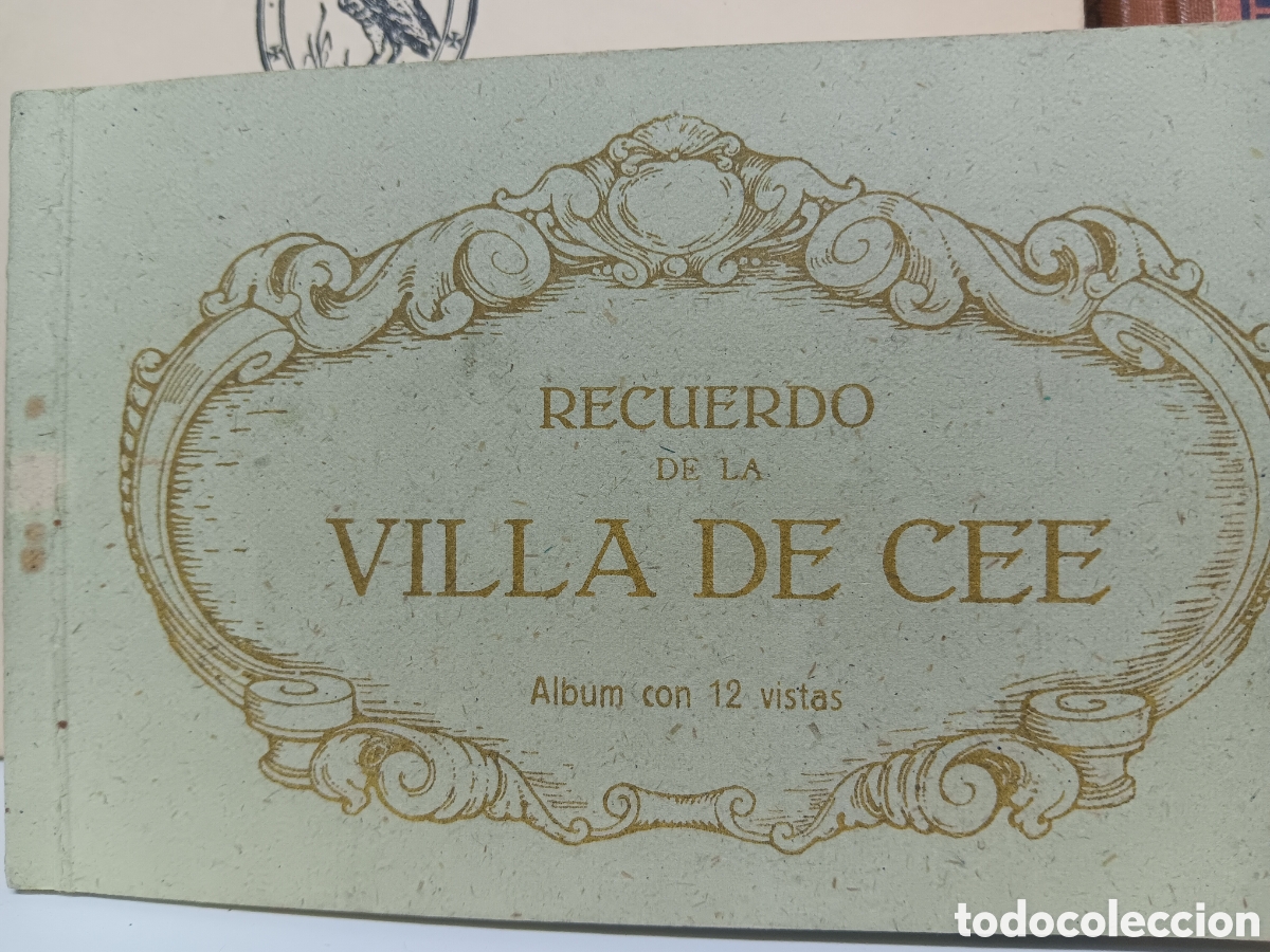 Postales: RECUERDO DE LA VILLA DE CEE. &Aacute;LBUM CON 12 VISTAS