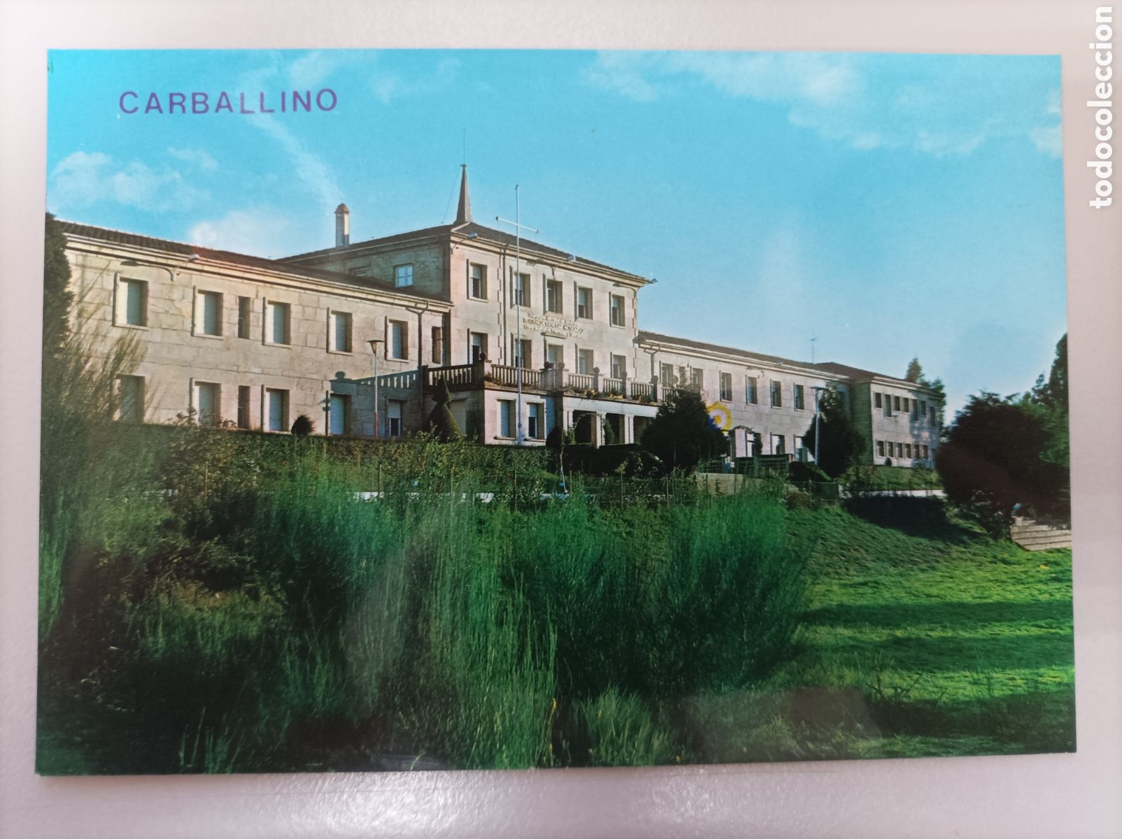 Postales: Carballino (Orense) Residencia Moscard&oacute; / Teatros Espa&ntilde;a