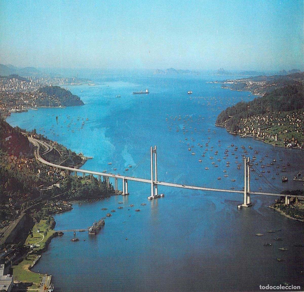 Postales: Postal de Vigo Vista A&eacute;rea del Puente de Rande en Galicia