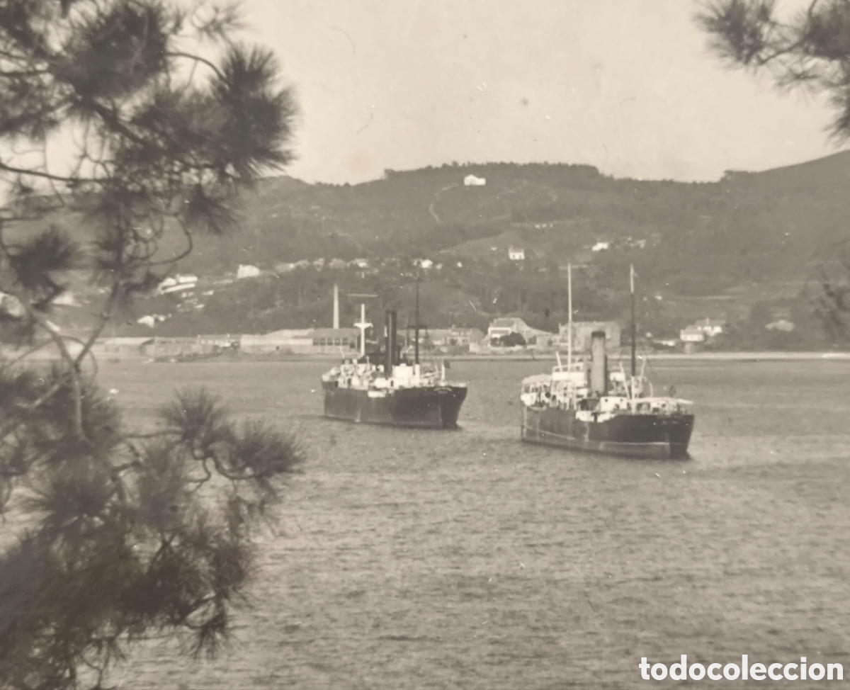 Postkarten: VILAGARCIA DE AROUSA A R&Iacute;A POSTAL FOTOGR&Aacute;FICA PONTEVEDRA GALICIA C. 1945