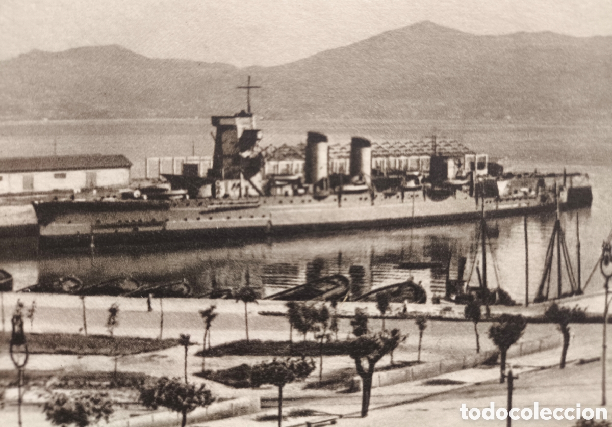 Postkarten: VIGO PUERTO CRUCERO NAVARRA POSTAL FOTOTIPIA PONTEVEDRA GALICIA C. 1945