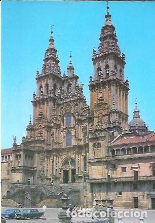 Postkarten: POSTAL A COLOR 3132 SANTIAGO DE COMPOSTELA CATEDRAL FACHADA DEL OBRADOIRO SIGLO XVIII