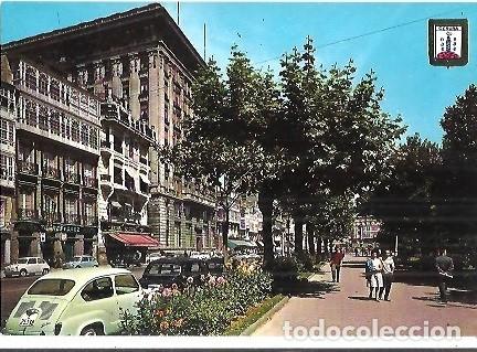 Postales: POSTAL A COLOR N&ordm; 39 LA CORU&Ntilde;A PASEO DE LOS CANTONES DOMINGUEZ