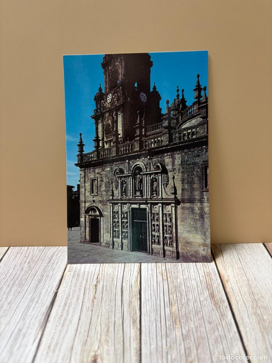Postales: TARJETA POSTAL. SANTIAGO DE COMPOSTELA. 100.- CATEDRAL. PUERTA SANTA. EDICIONES ARRIBAS