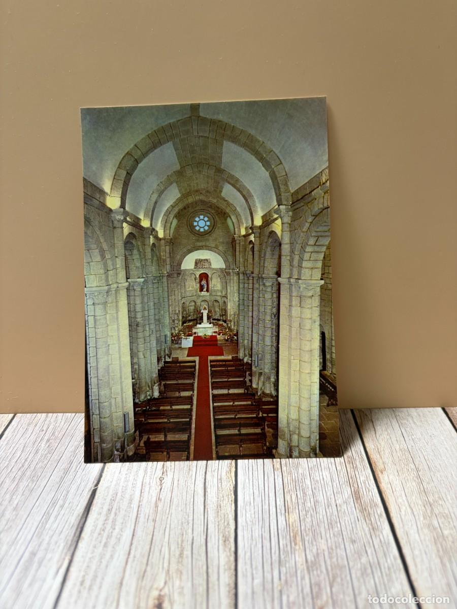 Postales: TARJETA POSTAL. SANTIAGO DE COMPOSTELA. 113.- COLEGIATA DE SAR. NAVE CENTRAL. EDICIONES ARRIBAS