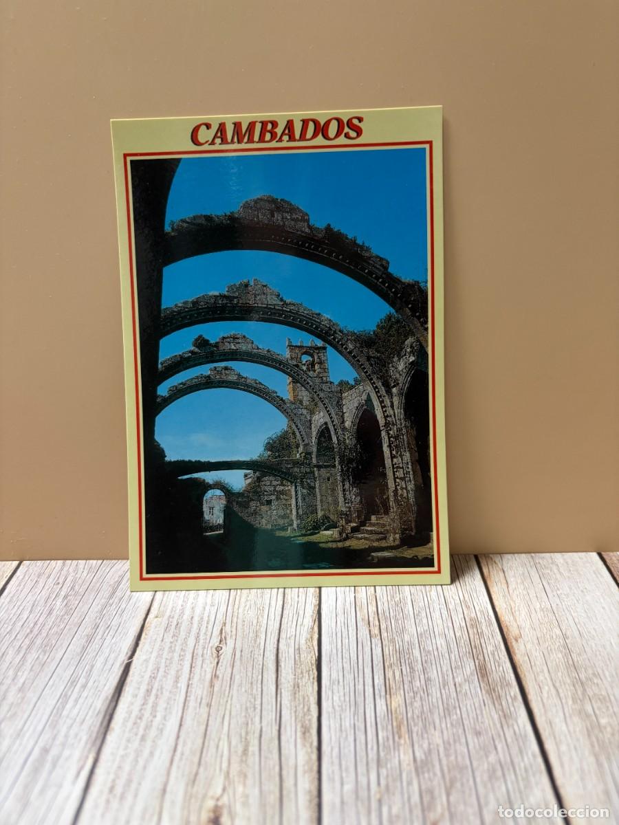 Postales: TARJETA POSTAL. PONTEVEDRA. 4.- CAMBADOS. RUINAS DE SANTA MARINA DOZO. EDICIONES ARRIBAS