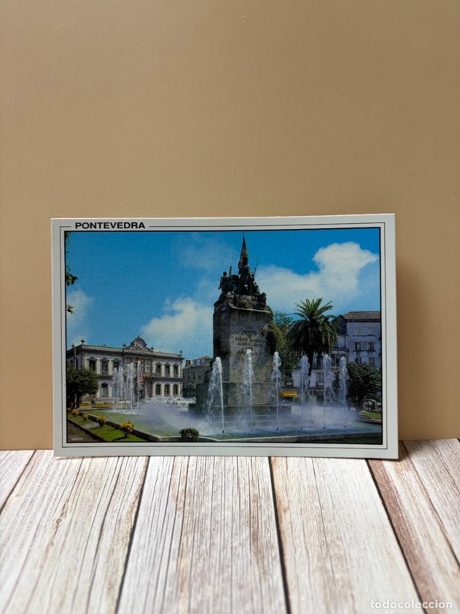 Postales: TARJETA POSTAL. PONTEVEDRA. 113.- MONUMENTO A LOS H&Eacute;ROES DE SAMPAYO. EDICIONES ARRIBAS