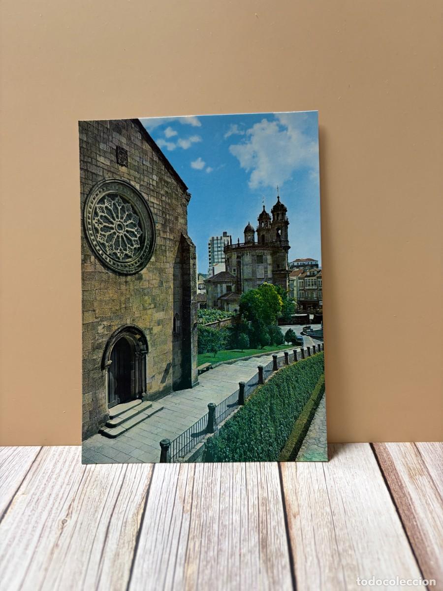 Postales: TARJETA POSTAL. PONTEVEDRA. 73.- SAN FRANCISCO Y LA PEREGRINA. EDICIONES ARRIBAS