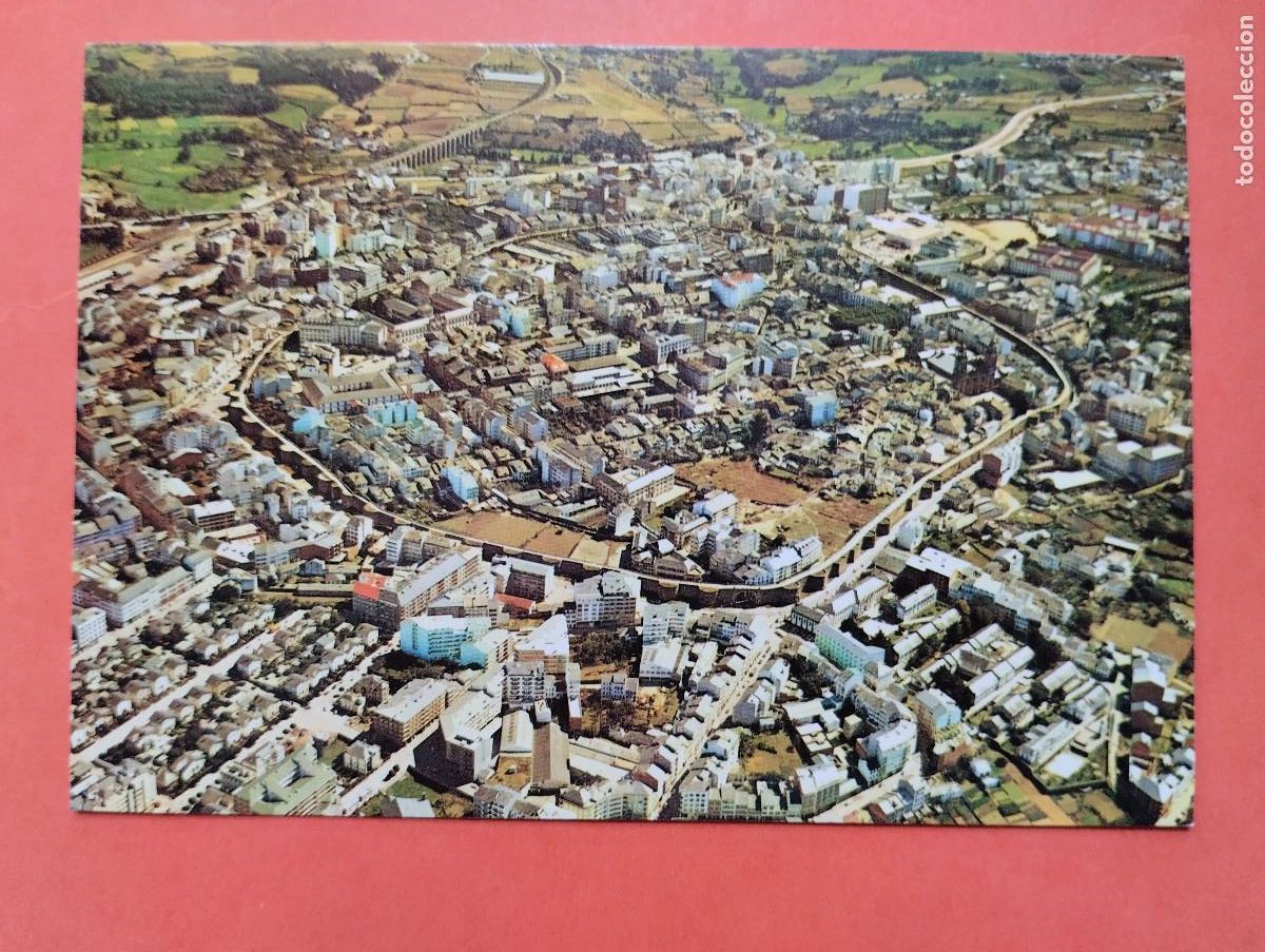 Postales: LUGO. VISTA AEREA. POSTALES FAMA 3656