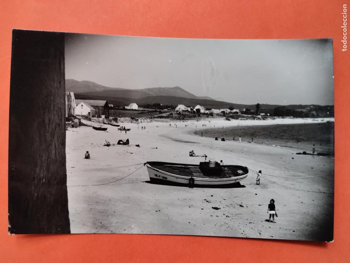 Postales: SANTA EUGENIA DE RIVEIRA. (CORU&Ntilde;A). PLAYA DE COROSO.