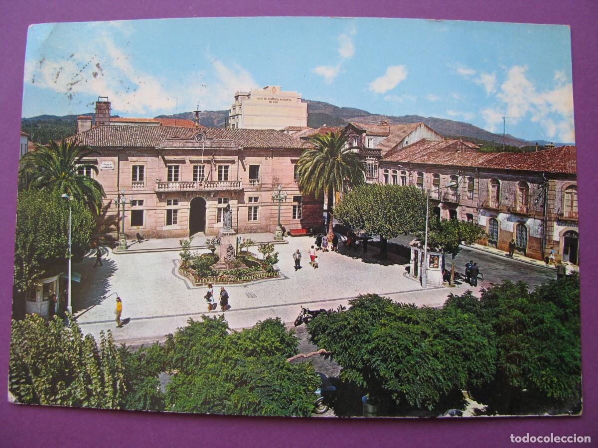 Postales: POSTAL DE TUY. PLAZA DE LA INMACULADA. ALARDE, CIRCULADA