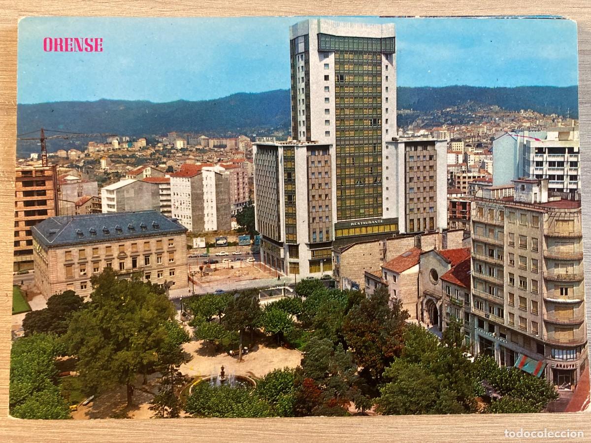 Postales: POSTAL, ORENSE, 550, PARQUE DE SAN LAZARO Y LA TORRE , EDICIONES PARIS - J.M. - ZARAGOZA