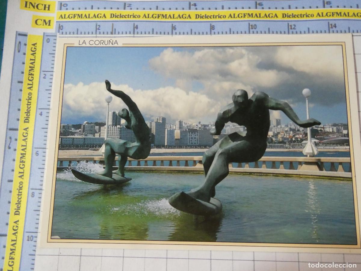Postales: POSTAL DE LA CORU&Ntilde;A-A&Ntilde;O 1995. SURFISTAS PASEO MAR&Iacute;TIMO 284 ARRIBAS. 680