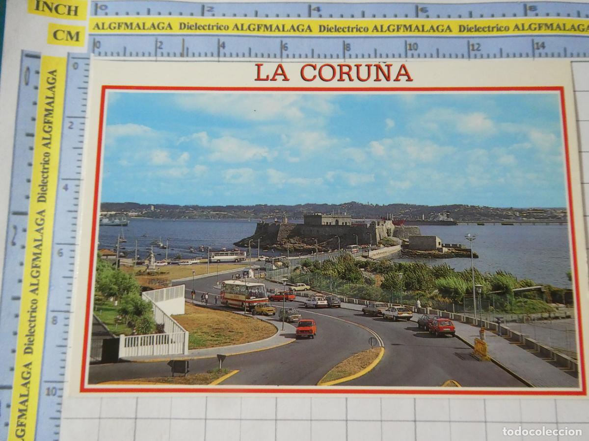 Postales: POSTAL DE LA CORU&Ntilde;A A&Ntilde;O 1995. CASTILLO SAN ANT&Oacute;N FORD FIESTA OPEL CORSA 257 ARRIBAS. 685